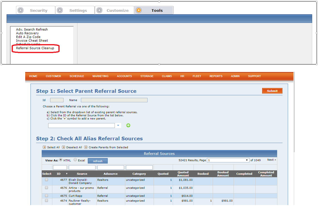 referral tool