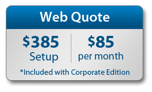 Web Quote, Setup $400, Get 4 custom templates for your business